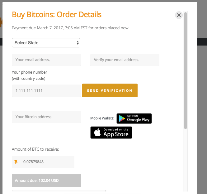 5 Ways To Buy Bitcoin With Cash Or Deposit Any Country - this includes your email phone number and bitcoin address you can also change the amount of bitcoin you want to receive