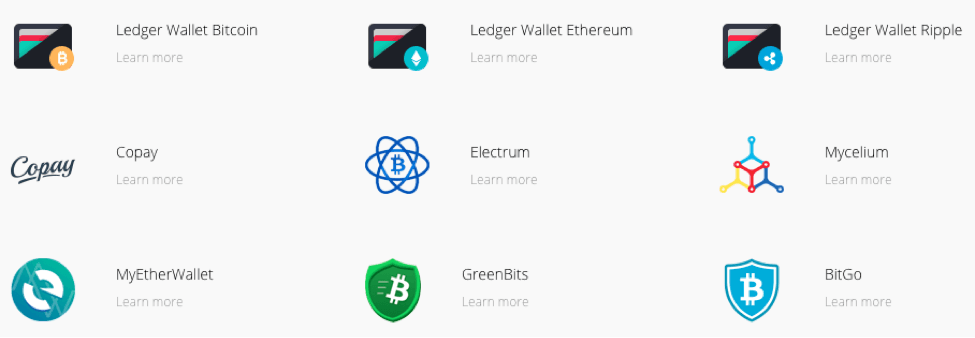 ledger nano crypto coin list