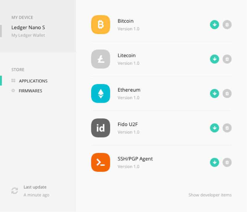 ledger nano s types of cryptocurrencies