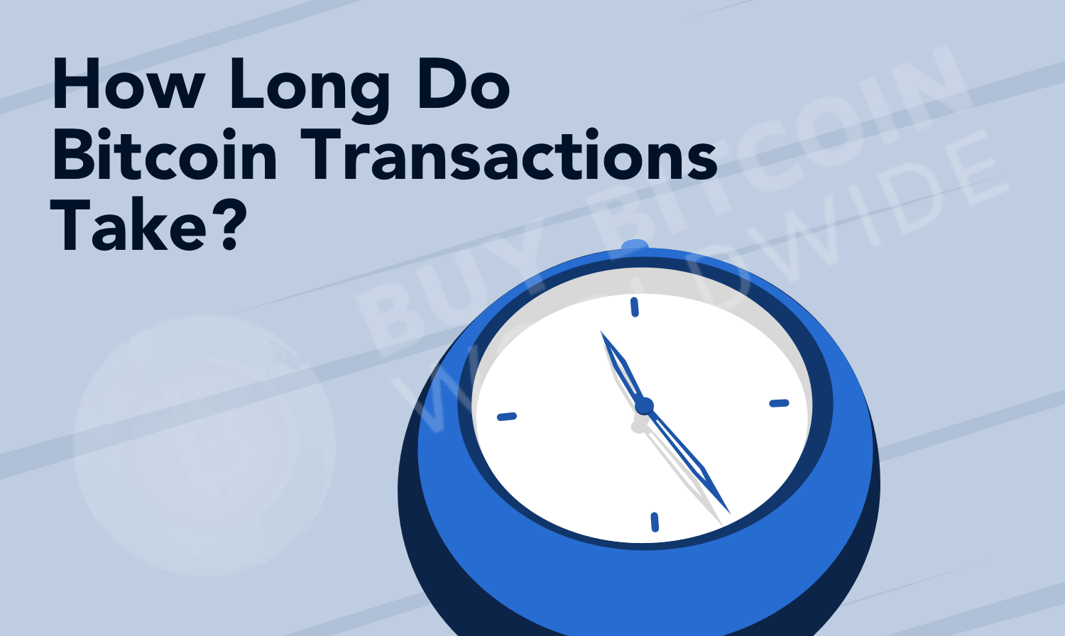 how long do bitcoin transactions take