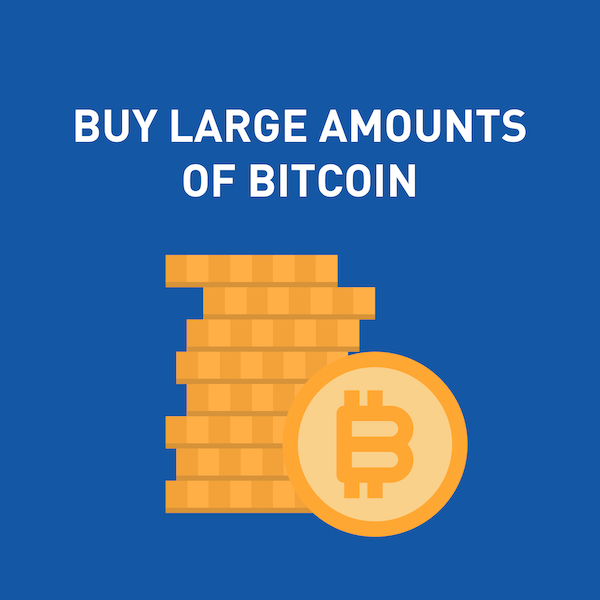 The easiest way to buy Bitcoin online.