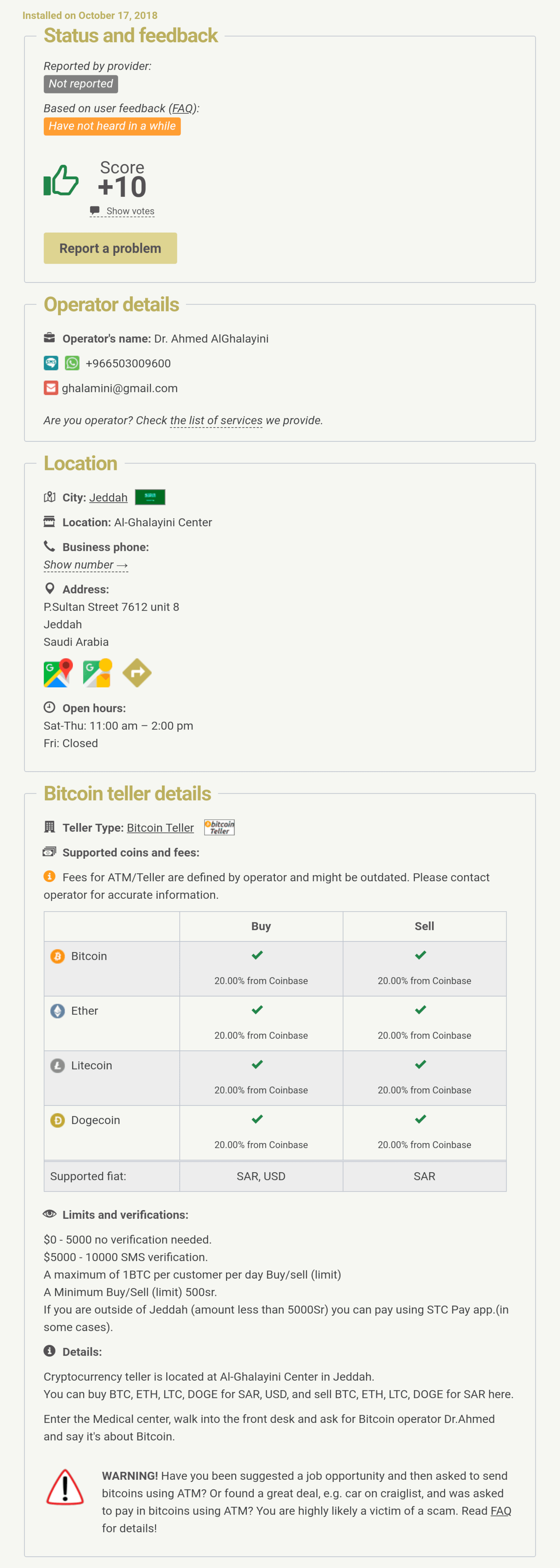 Bitcoin Cashout Limit