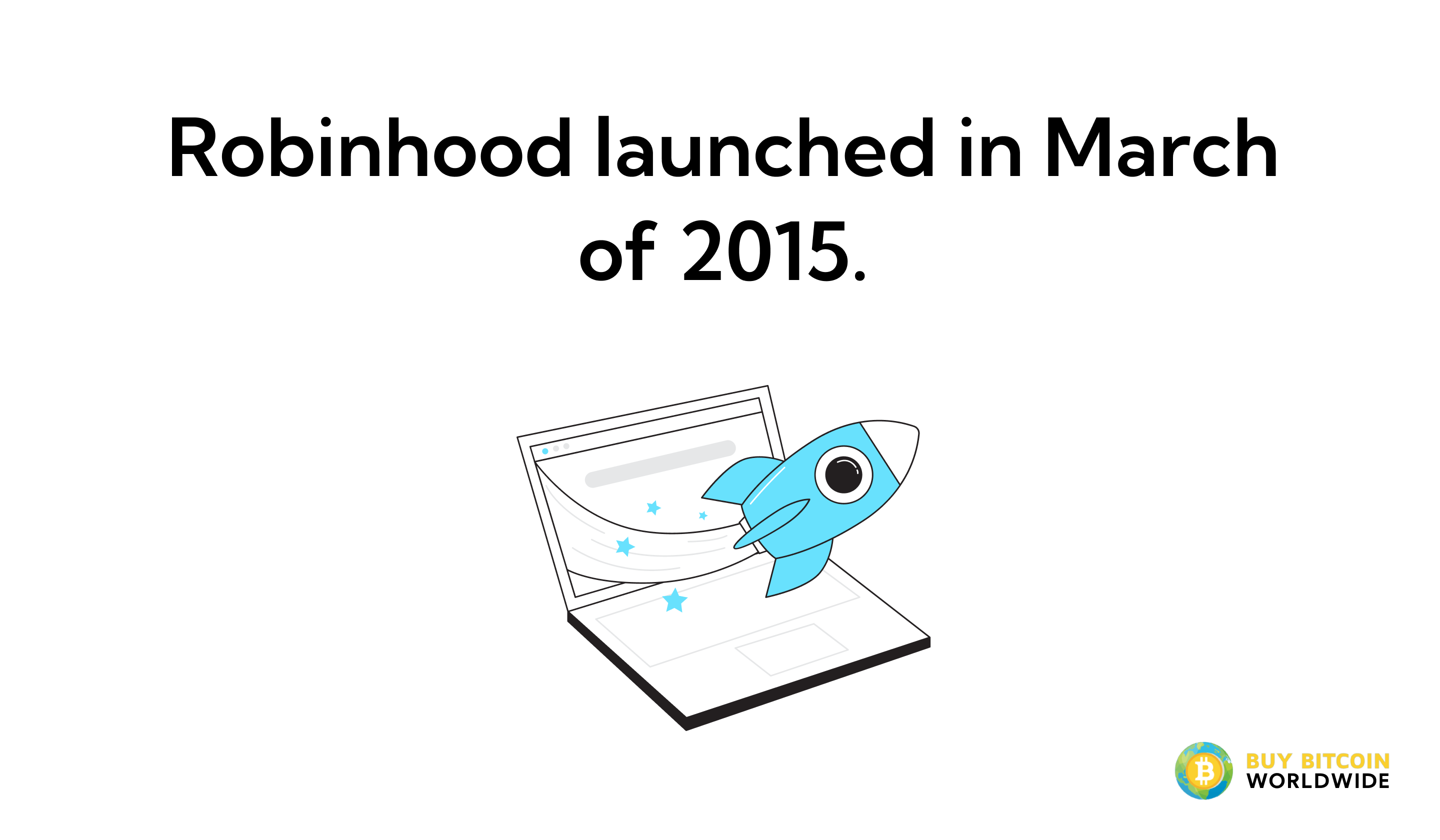 robinhood launched in march of 2015