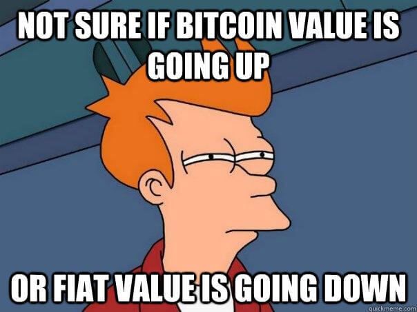 Not Sure If bitcoin vs fiat