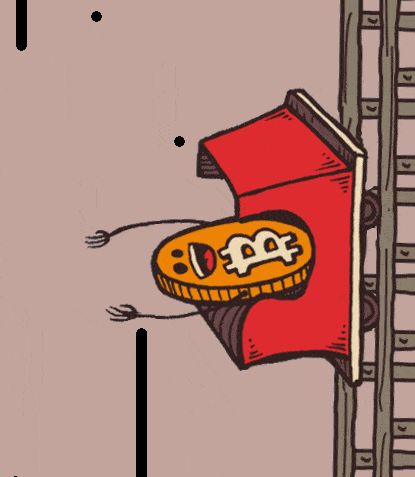 Roller Coaster up bitcoin meme