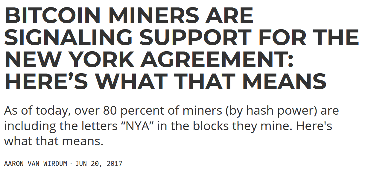 miners supported segwit2x