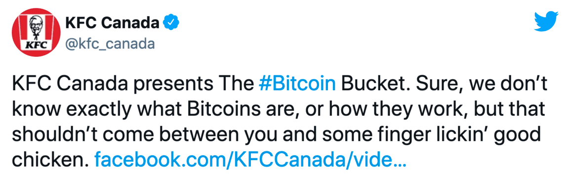 kfc tweet