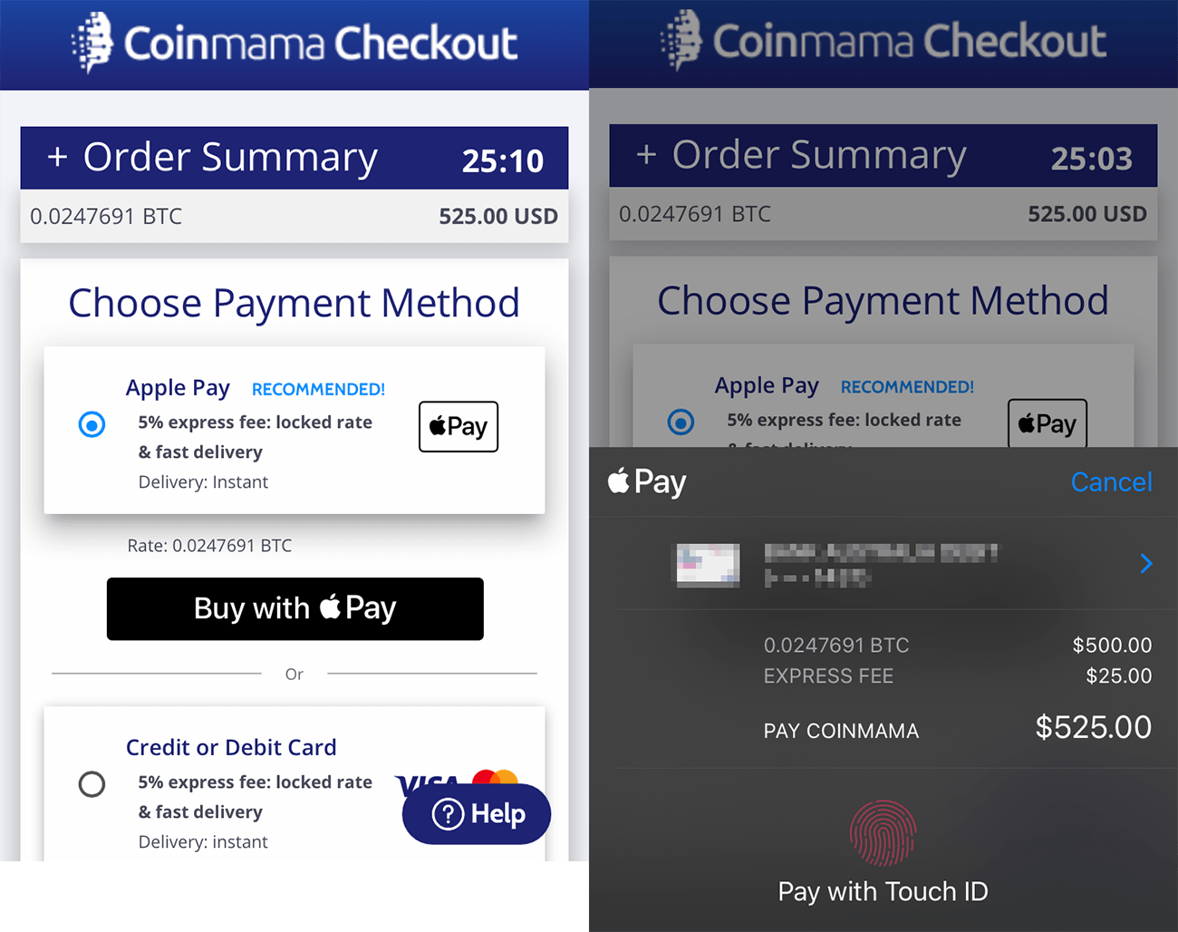 coinmama checkout