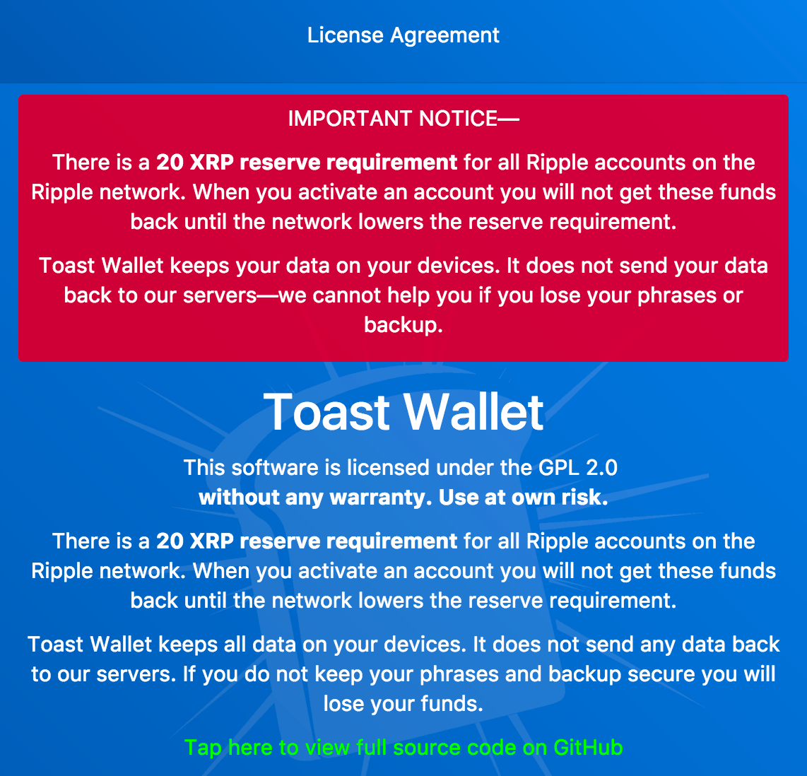 toast wallet