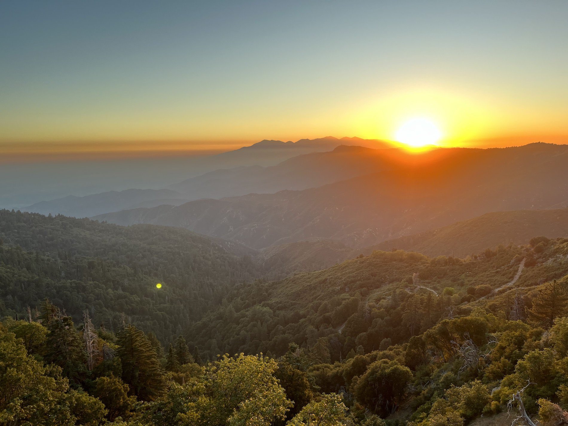 picture of california and la