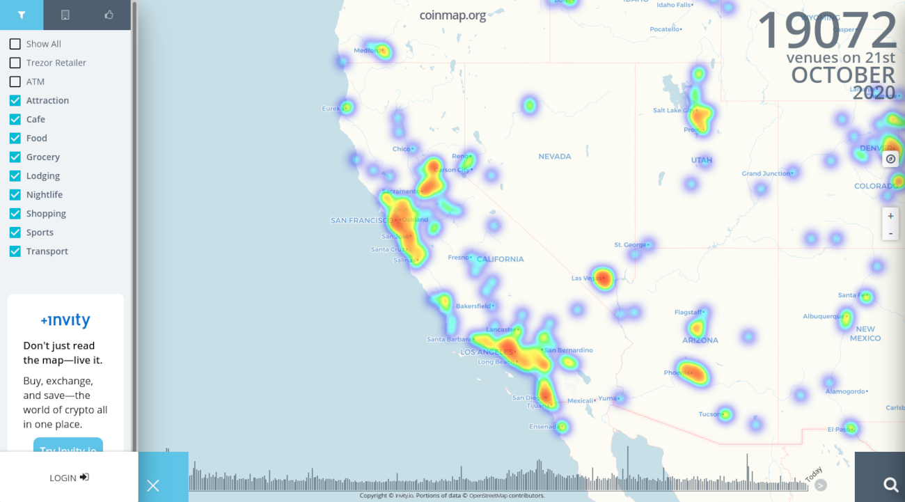 california bitcoin retailers heatmap