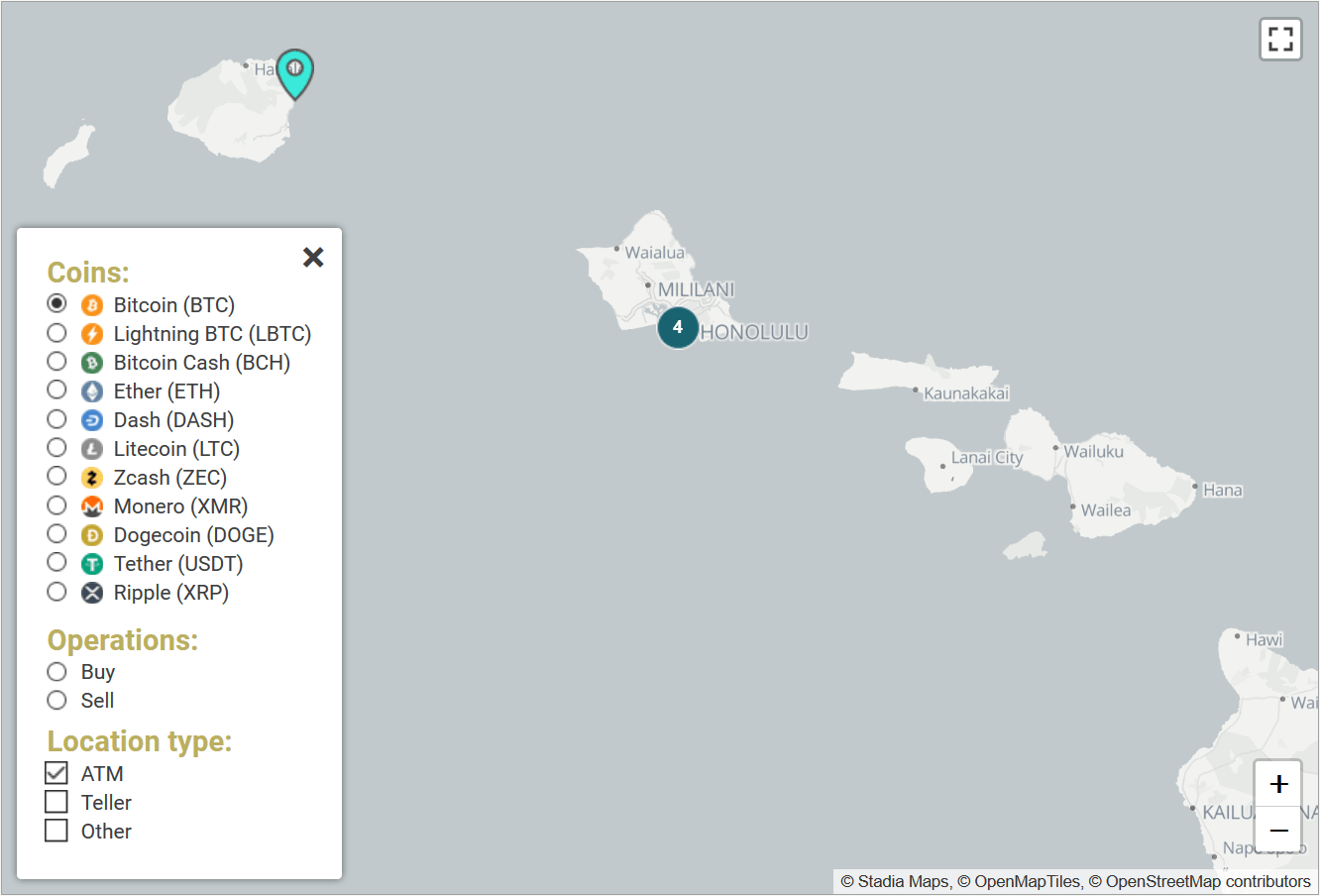 crypto exchange for hawaii