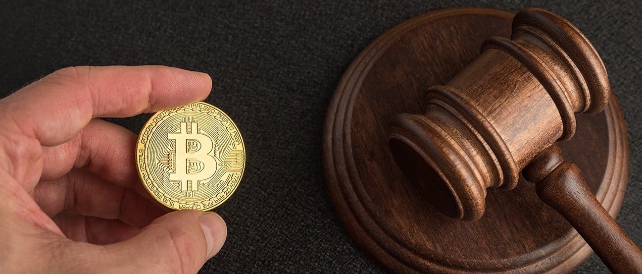 bitcoin with gavel