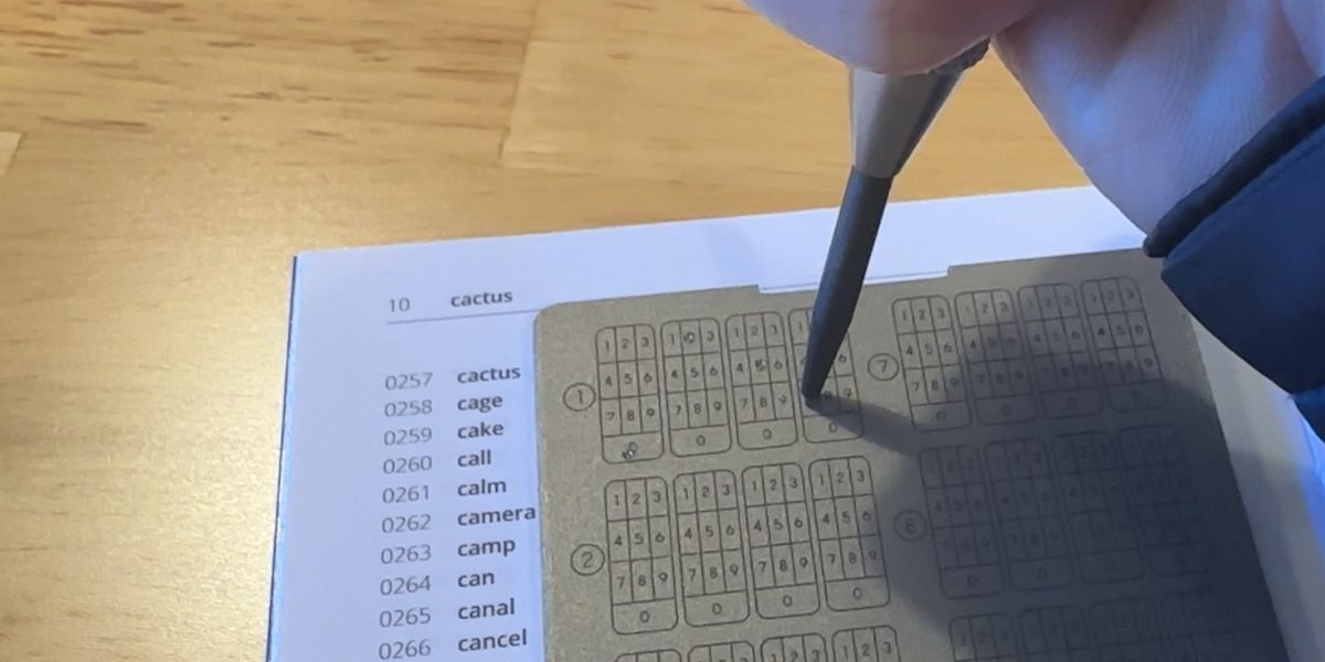 cryptotag stamping experience