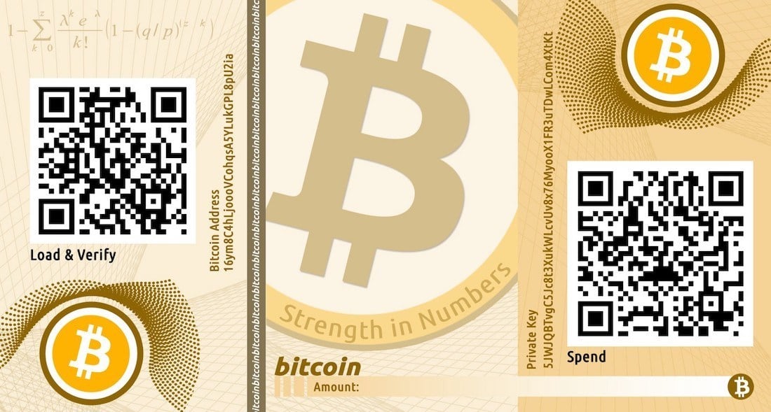 bitcoin paper wallet