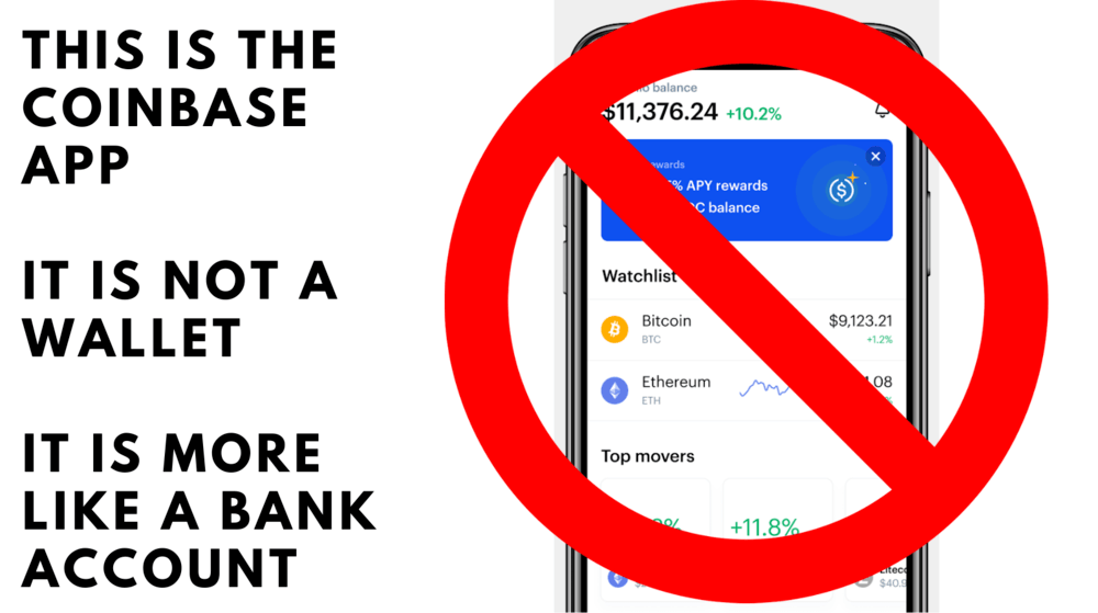 coinbase is not a wallet