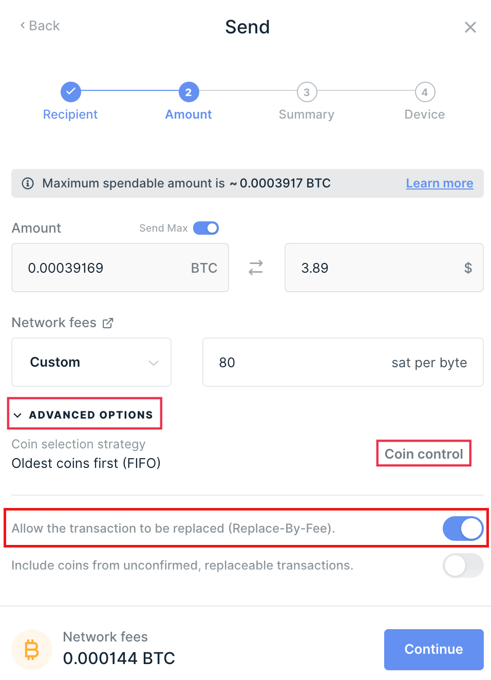 btc confirmations