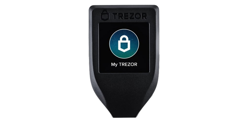 trezor model t full color touch screen