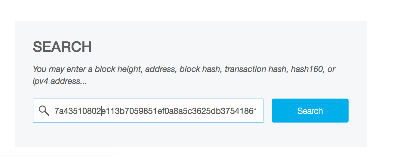 How to find a bitcoin transaction id